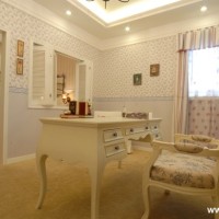 书房书架写字台