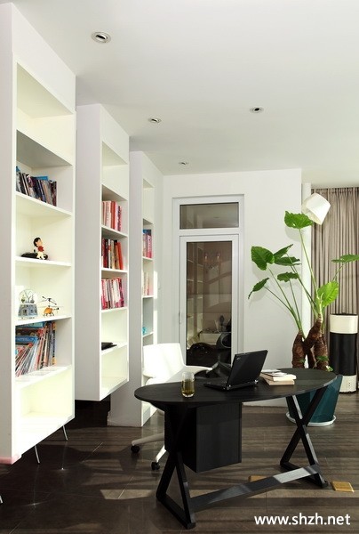 现代书房写字台