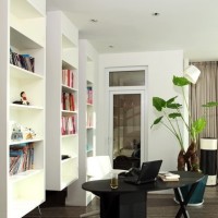 现代书房写字台