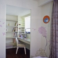 书房写字台书架