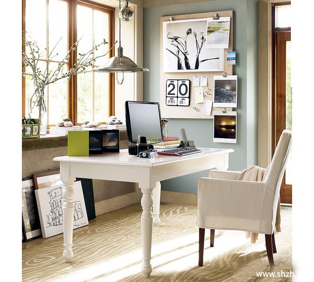 欧式书房写字台灯具