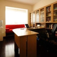 书房写字台书架