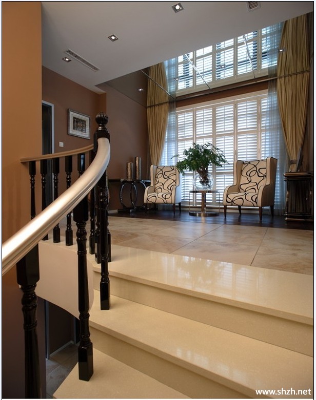 别墅飘窗窗帘-上海装潢网