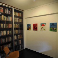 书房书架装饰画