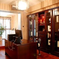 书房写字台书架