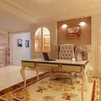 欧式书房写字台