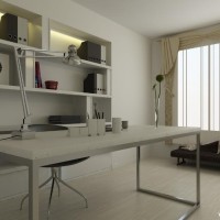 简约书房效果图