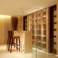 会所吧台实景图