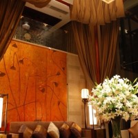 会所沙发背景墙