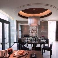 餐厅吊顶实景图