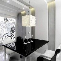 现代冷色餐厅餐桌灯具