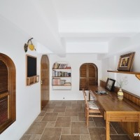 东南亚混搭书房写字台