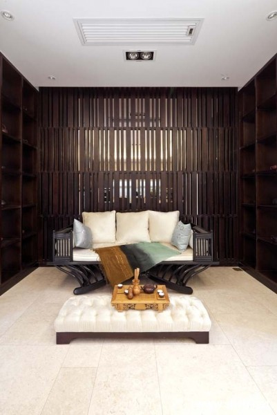 现代古典书房沙发