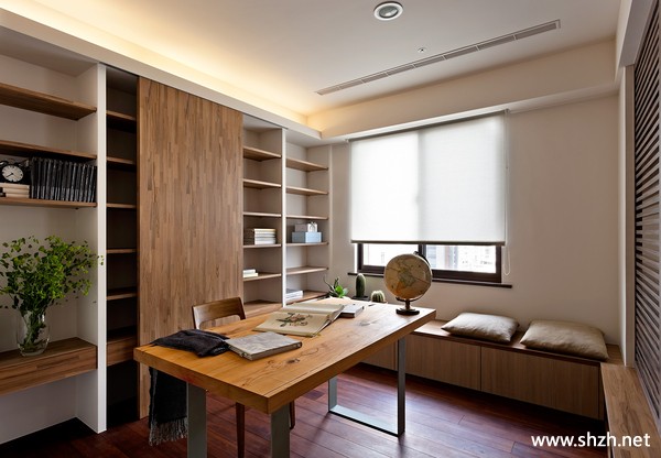 现代简约书房