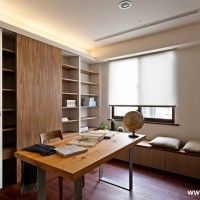 现代简约书房