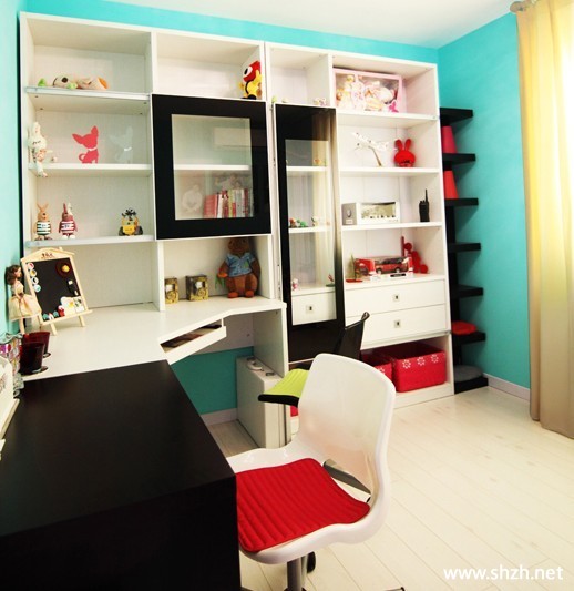 书房书架背景墙