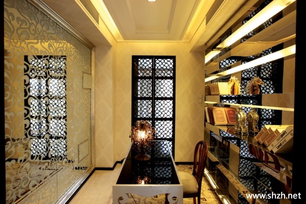 欧式豪华书房写字台