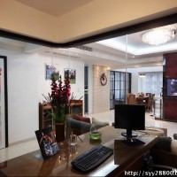 简约书房写字台