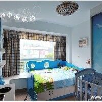 地中海儿童房实景图
