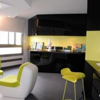 现代书房写字台