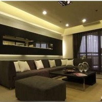 冷色现代客厅沙发