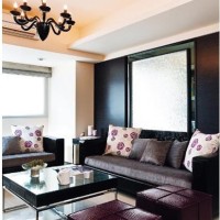 混搭客厅沙发茶几