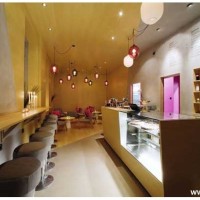 北欧风咖啡厅实景图