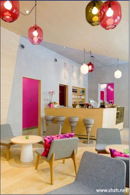 北欧风咖啡厅实景图
