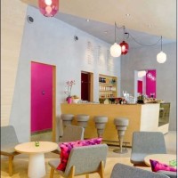 北欧风咖啡厅实景图