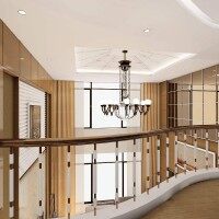 跃层复式灯具效果图