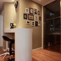 现代吧台实景图