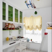 小户型田园书房写字台