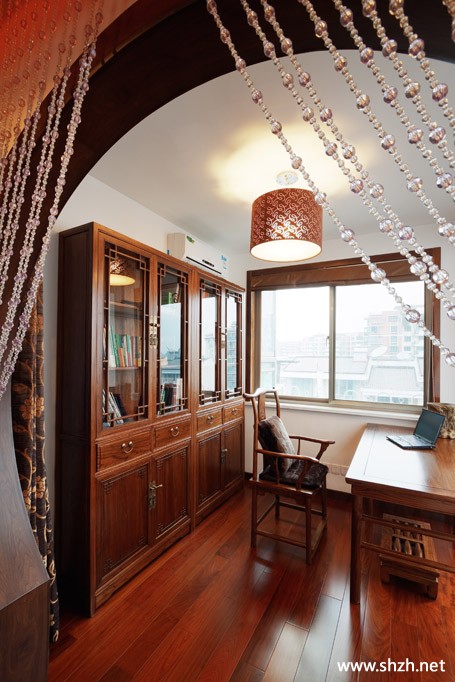 现代中式书房