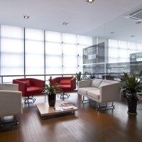 写字楼会客厅实景图