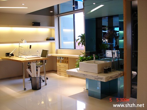 现代书房实景图