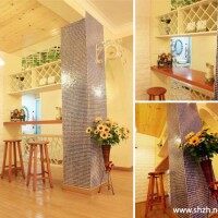 田园吧台实景图