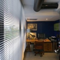 现代中性色书房壁橱大户型实景图