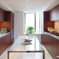 简约厨房橱柜实景图