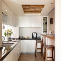 餐厅厨房吧台橱柜餐桌实景图