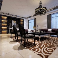 现代书房效果图