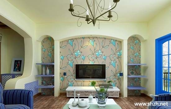 冷色客厅