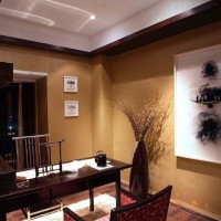 中式传统简约另类书房效果图