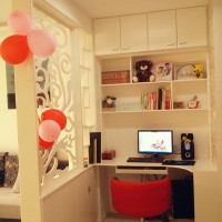 美式田园卧室书房效果图