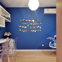 地中海可爱清新儿童房书房效果图