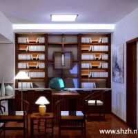 古典中性色书房