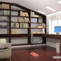 另类中性色书房