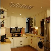 韩式田园暖色厨房效果图