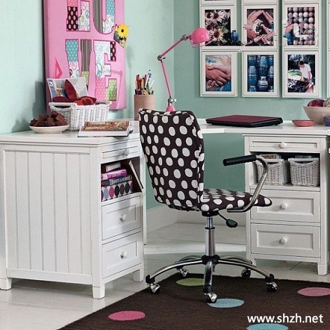 现代书房效果图