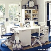 现代时尚书房效果图