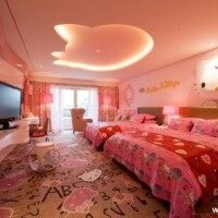 地中海个性姐妹房儿童房效果图